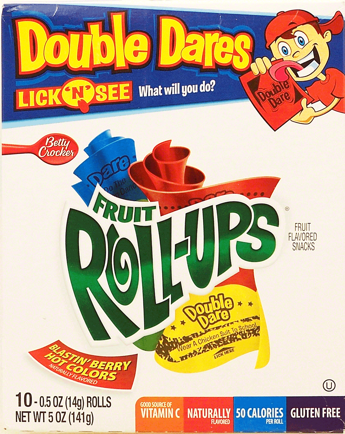 Betty Crocker Fruit Roll-ups blastin berry hot colors fruit roll ups Full-Size Picture